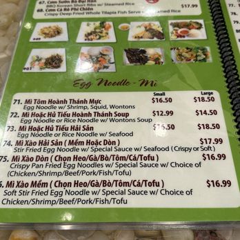 Pho So 1 - Menu - Vietnamese Near Me - Lake Forest, California