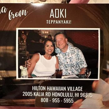 Aoki Teppanyaki Waikiki - Complimentary pic - Teppanyaki Near Me - Honolulu, Hawaii Aoki Teppanyaki Waikiki - Complimentary pic - Teppanyaki Near Me - Honolulu, Hawaii