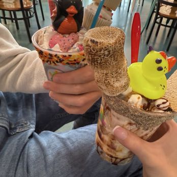 Duck Duck Scoop - Circus Sundae & S'more's Sundae - Ice Cream & Frozen Yogurt Near Me - Fort Worth, Texas Duck Duck Scoop - Circus Sundae & S'more's Sundae - Ice Cream & Frozen Yogurt Near Me - Fort Worth, Texas