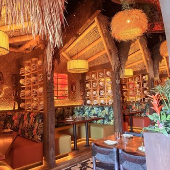 Tiki Kai - Inside decor - Tiki Bars Near Me - Hermosa Beach, California