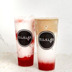 MILKLAB - Southpoint - Fresh Strawberry Milk and Strawberry Dalgona