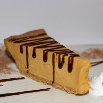 Cafe Gigu - Dulce de leche cheesecake
Creamy cheesecake and rich dulce de leche topped with chocolate sauce. - Lounges Near Me - Boston, Massachusetts Cafe Gigu - Dulce de leche cheesecake
Creamy cheesecake and rich dulce de leche topped with chocolate sauce. - Lounges Near Me - Boston, Massachusetts