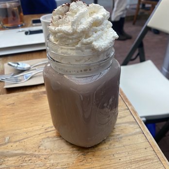 Sam's Log Cabin - Large hot chocolate - Breakfast & Brunch Near Me - Albany, California