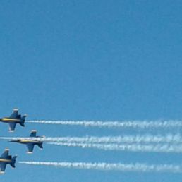 Those Blue Angels are quick! Those Blue Angels are quick!