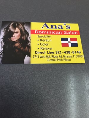 ANA’S DOMINICAN SALON - Updated December 2024 - 1741 Oak Ridge Dribe