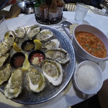 The Oyster Bar - Dozen oysters ($24) and the house pan roast ($23) - Bars Near Me - Stateline, Nevada