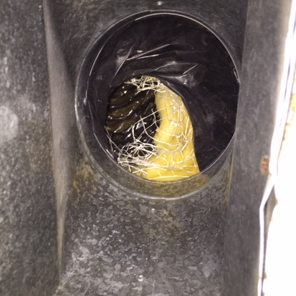 Breathable - before: disconnected duct - Heating & Air Conditioning/HVAC Near Me