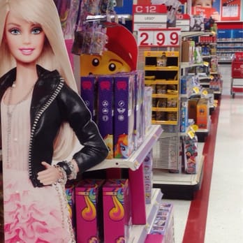 Target - Lego man creeping on Barbie. Funny accidental (?) aisle set up. - Department Stores Near Me - Fredericksburg, Virginia