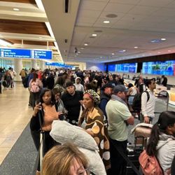 Frontier Airlines - Another pic or the people who missed their flight.
