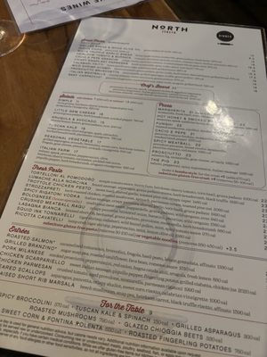 Menu photo 5 North Italia Austin, TX