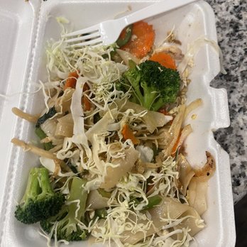 Thai Mint - Drunken noodle with random cabbage thrown on top - Thai Near Me - Colorado Springs, Colorado Thai Mint - Drunken noodle with random cabbage thrown on top - Thai Near Me - Colorado Springs, Colorado