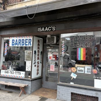 Isaac's Barber Shop - Picture of front of the business - Barbers Near Me - New York, New York Isaac's Barber Shop - Picture of front of the business - Barbers Near Me - New York, New York