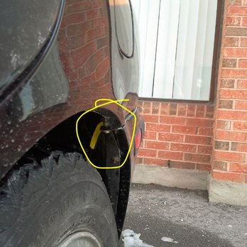 Tip Top Auto Collision & Car Sales - Couldn't even be bothered to remove the yellow tape - Auto Repair Near Me - Toronto, Ontario Tip Top Auto Collision & Car Sales - Couldn't even be bothered to remove the yellow tape - Auto Repair Near Me - Toronto, Ontario
