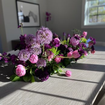 Luminous Blooms - Floral tablescape for in home event - Florists Near Me - Highland Park, Illinois