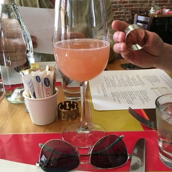 Duo Restaurant - Pink mimosa - New American Near Me - Denver, Colorado