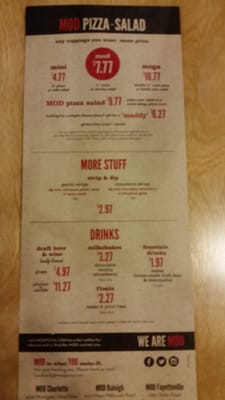 Menu photo 4 MOD Pizza Fayetteville, NC Menu photo 4 MOD Pizza Fayetteville, NC