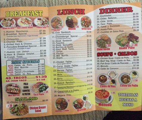 Menu photo 7 Mi Casa Authentic Mexican Food Orange, CA