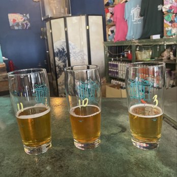 Tidal Brewing - Beer flight 1 - Breweries Near Me - Spring Hill, Florida