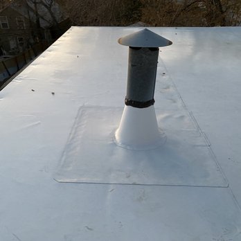 Rocket Roofing & Repairs - 6" TPO pipe flashing. - Roofing Near Me Rocket Roofing & Repairs - 6" TPO pipe flashing. - Roofing Near Me