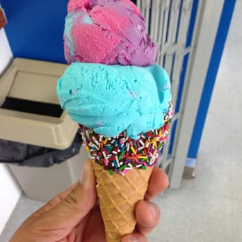 TJ's Ice Cream Shoppe - Cotton candy and bubblegum ice cream in a homemade chocolate sprinkle waffle cone - Ice Cream & Frozen Yogurt Near Me - Thunder Bay, Ontario TJ's Ice Cream Shoppe - Cotton candy and bubblegum ice cream in a homemade chocolate sprinkle waffle cone - Ice Cream & Frozen Yogurt Near Me - Thunder Bay, Ontario