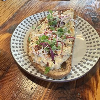 Ubuntu Cafe - Deviled egg toast - Cafes Near Me - Long Beach, California