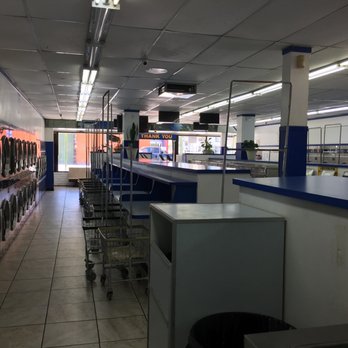 Happy Coin Laundry - view from the back of the store - Laundromat Near Me - Long Beach, California