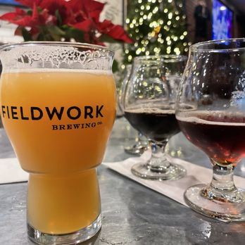Fieldwork Brewing Company - East Side, Madalynn, Cow House, Night Maker - Salad Near Me - Corte Madera, California Fieldwork Brewing Company - East Side, Madalynn, Cow House, Night Maker - Salad Near Me - Corte Madera, California