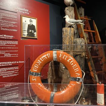 Great Lakes Shipwreck Museum - Life preserver from the Fitz - Museums Near Me - Paradise, Michigan