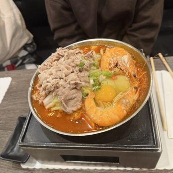 Red Flame - Huge Kimchi hotpot for $17. - Hot Pot Near Me - Westminster, California Red Flame - Huge Kimchi hotpot for $17. - Hot Pot Near Me - Westminster, California