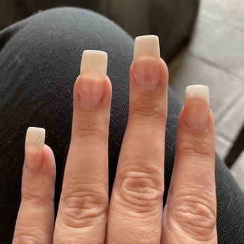 Polish Nails Spa - Old nails from my other technician - Nail Salons Near Me - Santee, California