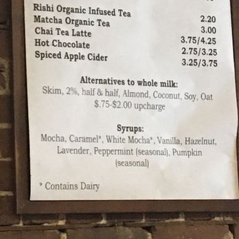 Amelia Island Coffee - 75 cents to $2 for milk alternatives! - Coffee & Tea Near Me - Fernandina Beach, Florida Amelia Island Coffee - 75 cents to $2 for milk alternatives! - Coffee & Tea Near Me - Fernandina Beach, Florida