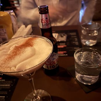 Little Bar - espresso martini + coors light - Cocktail Bars Near Me - Palm Desert, California