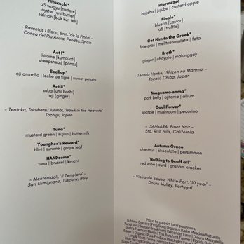 Soseki Modern Omakase - Menu 11/12/21 - Sushi Bars Near Me - Winter Park, Florida Soseki Modern Omakase - Menu 11/12/21 - Sushi Bars Near Me - Winter Park, Florida