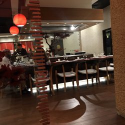 Samurai - View from private table of the hibachi grill.
