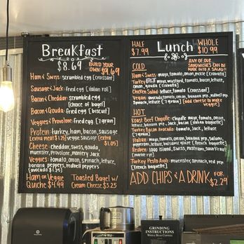Vosen's Bread Paradise - Menu board - Bakeries Near Me - Salt Lake City, Utah