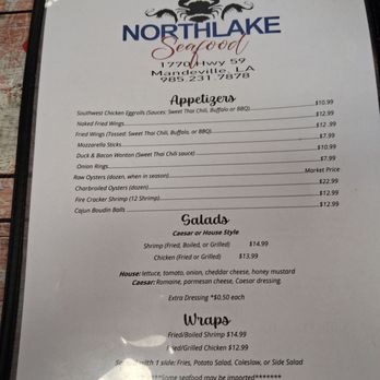 Northlake Seafood - Menu - Seafood Near Me - Mandeville, Louisiana Northlake Seafood - Menu - Seafood Near Me - Mandeville, Louisiana