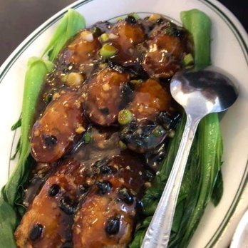 Fat Dragon - Fried Eggplant with stuffed shrimp - Asian Fusion Near Me - Austin, Texas