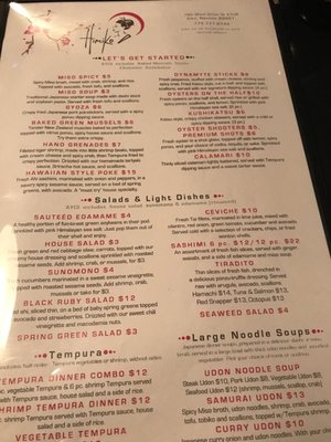 Menu photo 8 Himiko Sushi and Steak House Elko, NV