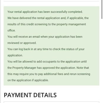Block C - Proof of application being complete - Apartments Near Me - San Marcos, California