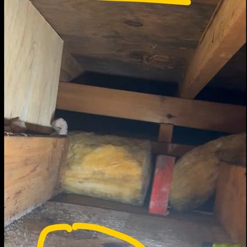 Done Rite Roofing and Gutters - This is my ceiling, you can see mold and big gaps where they put new plywood where it leaked. not all plywood was replaced - Roofing Near Me - Garfield, New Jersey