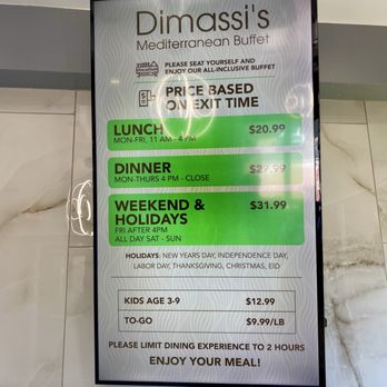 Dimassi's Mediterranean Buffet - Mediterranean Near Me - Anaheim, California