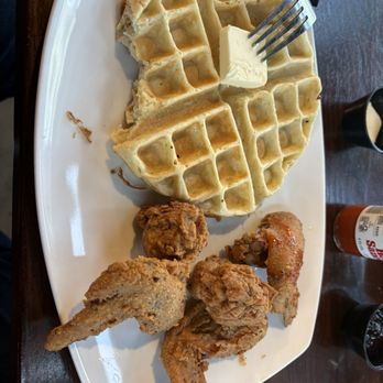 Phyllis Brunch - Chicken and undone waffle the butter wouldn't even melt. - Breakfast & Brunch Near Me - Marietta, Georgia