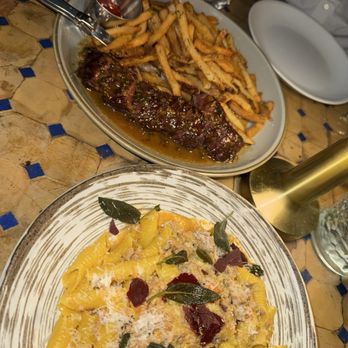Fandi Mata - Hanger steak and veal bolognese. - Mediterranean Near Me - Brooklyn, New York