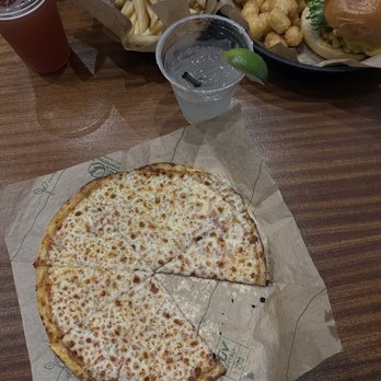 The Bank - cheese pizza and og burger - Beer Gardens Near Me - Hilton Head Island, South Carolina The Bank - cheese pizza and og burger - Beer Gardens Near Me - Hilton Head Island, South Carolina