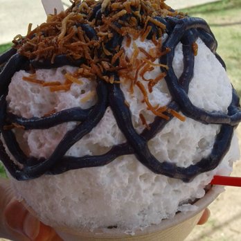 Wailua Shave Ice - Da Sweet Potato One (sounds terrible, tasted unbelievably delicious) - Shaved Ice Near Me - Kapaa, Hawaii Wailua Shave Ice - Da Sweet Potato One (sounds terrible, tasted unbelievably delicious) - Shaved Ice Near Me - Kapaa, Hawaii