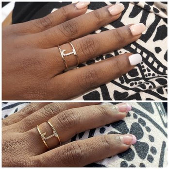M. Vince' Nail Spa - Before & After Fill w/ gel polish - Tiffany - Nail Salons Near Me - Fort Wayne, Indiana