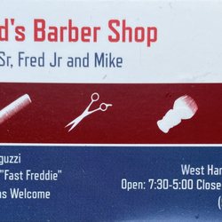 Fred's Barber Shop - Three Generations..,