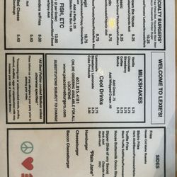 Lexie's Newburyport - Menu