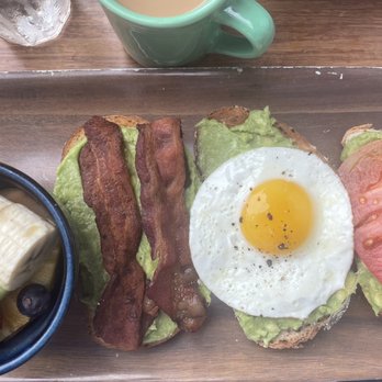 Eight AM - Avocado Toast 3 ways! - New American Near Me - San Francisco, California