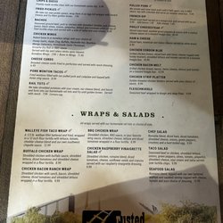 Rusted Rail Bar And Grill - Dinner menu